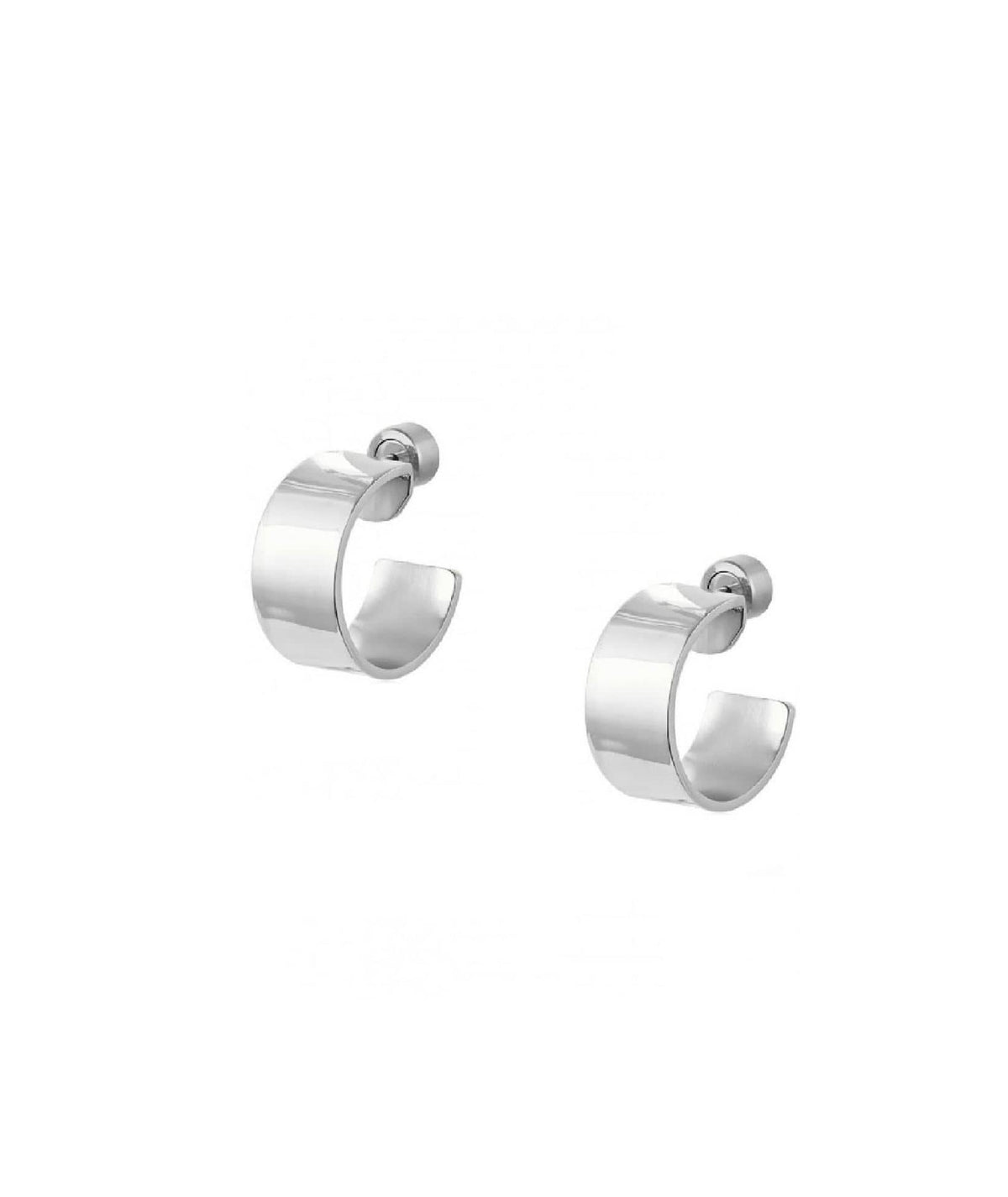 Merbabe | Ieva Silver Hoop Earrings Merbabe