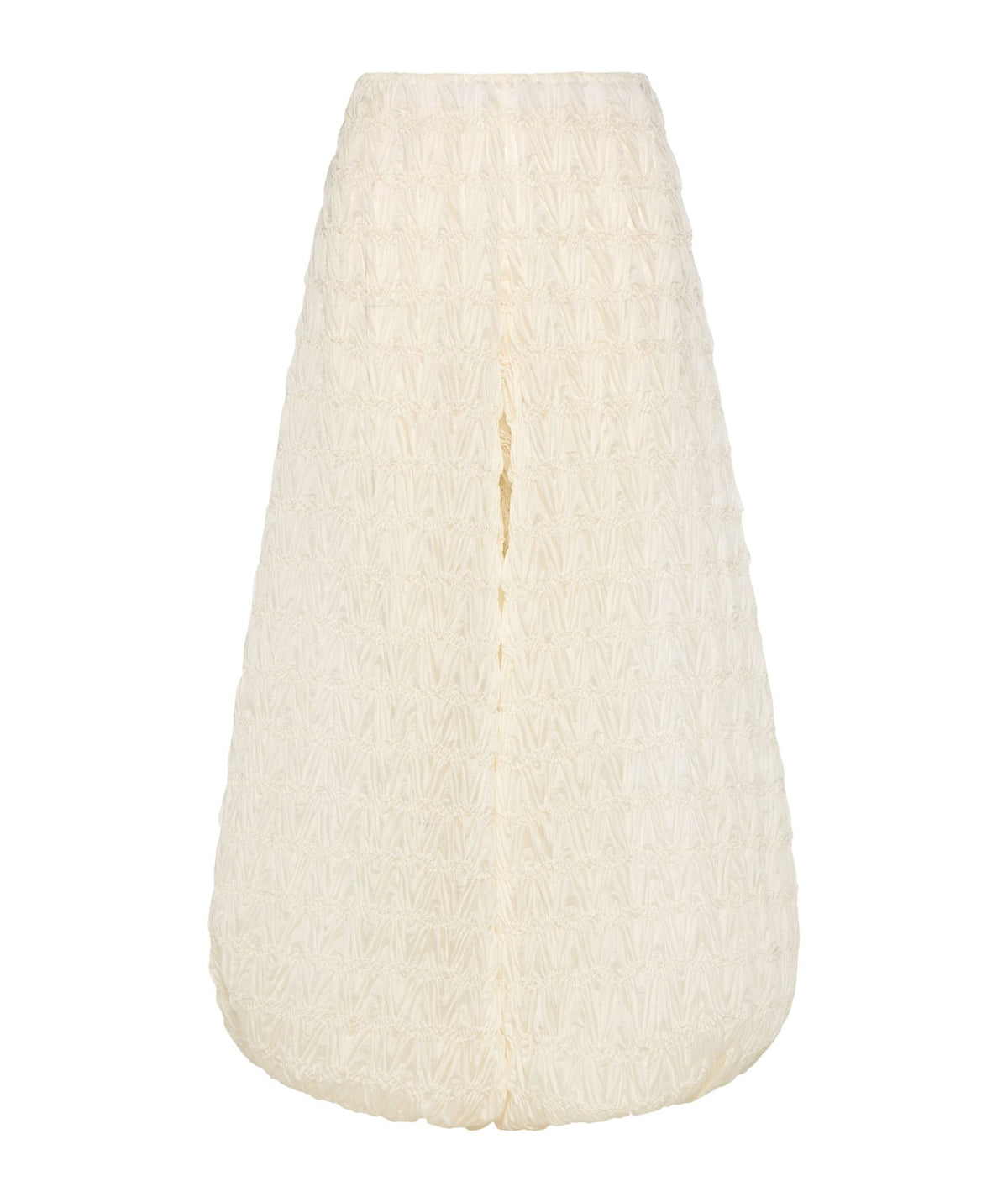Nidodileda | Off-white smocked Cadel balloon pants Nidodileda