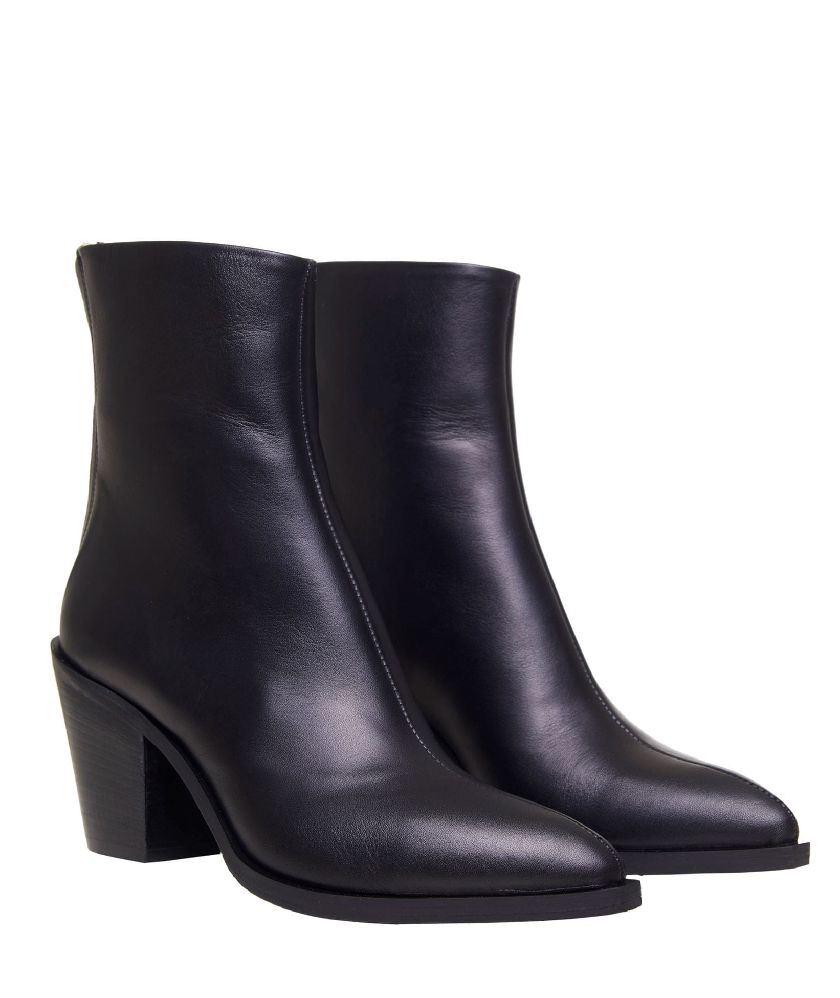 Iride De Portu | Black suede Gia ankle boots Iride De Portu