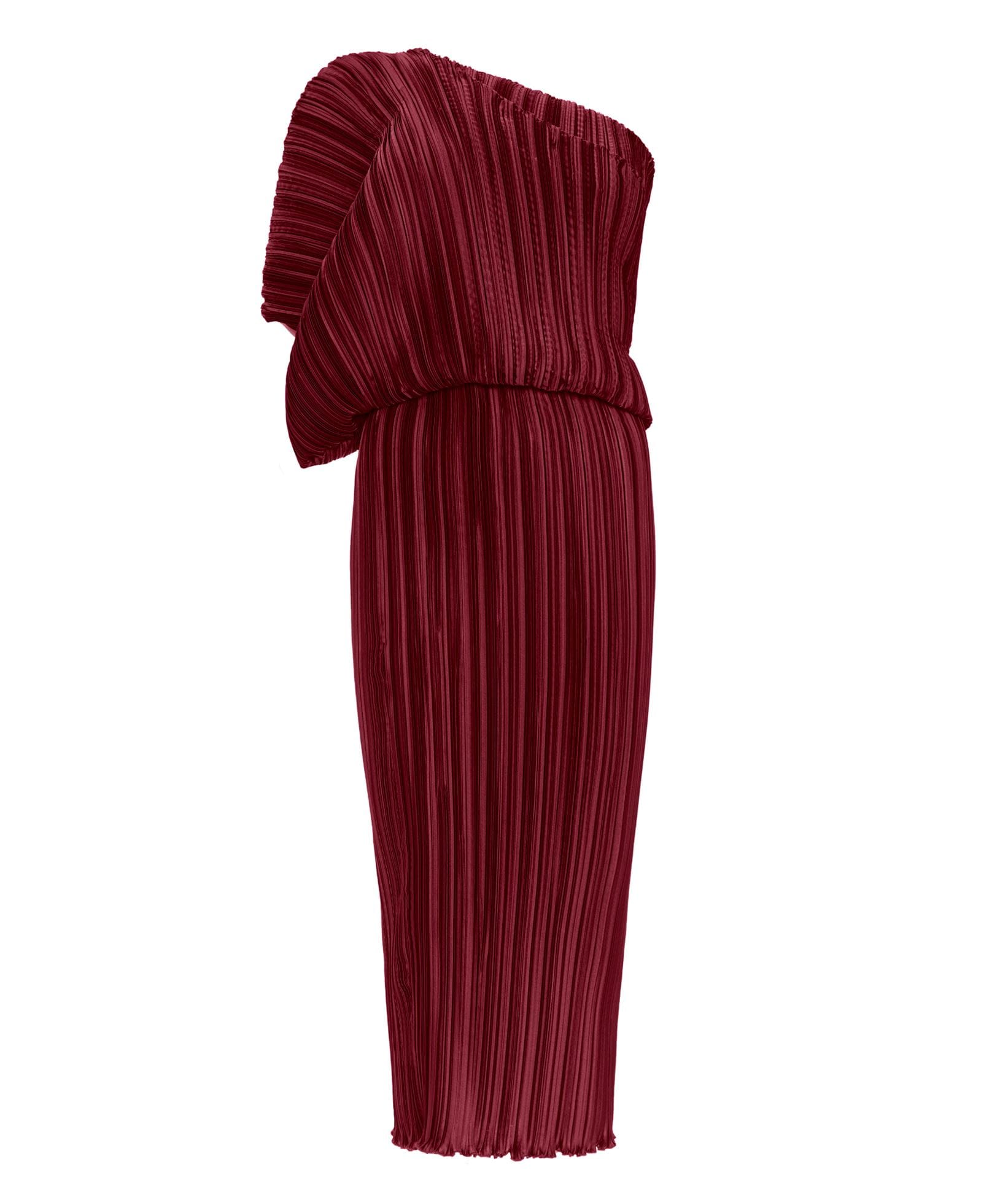 Daphne Valente | Plum Polyhymnia pleated dress Daphne Valente 956237001