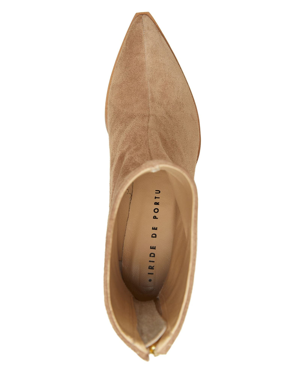 Iride De Portu | Camel suede Gia ankle boots Iride De Portu
