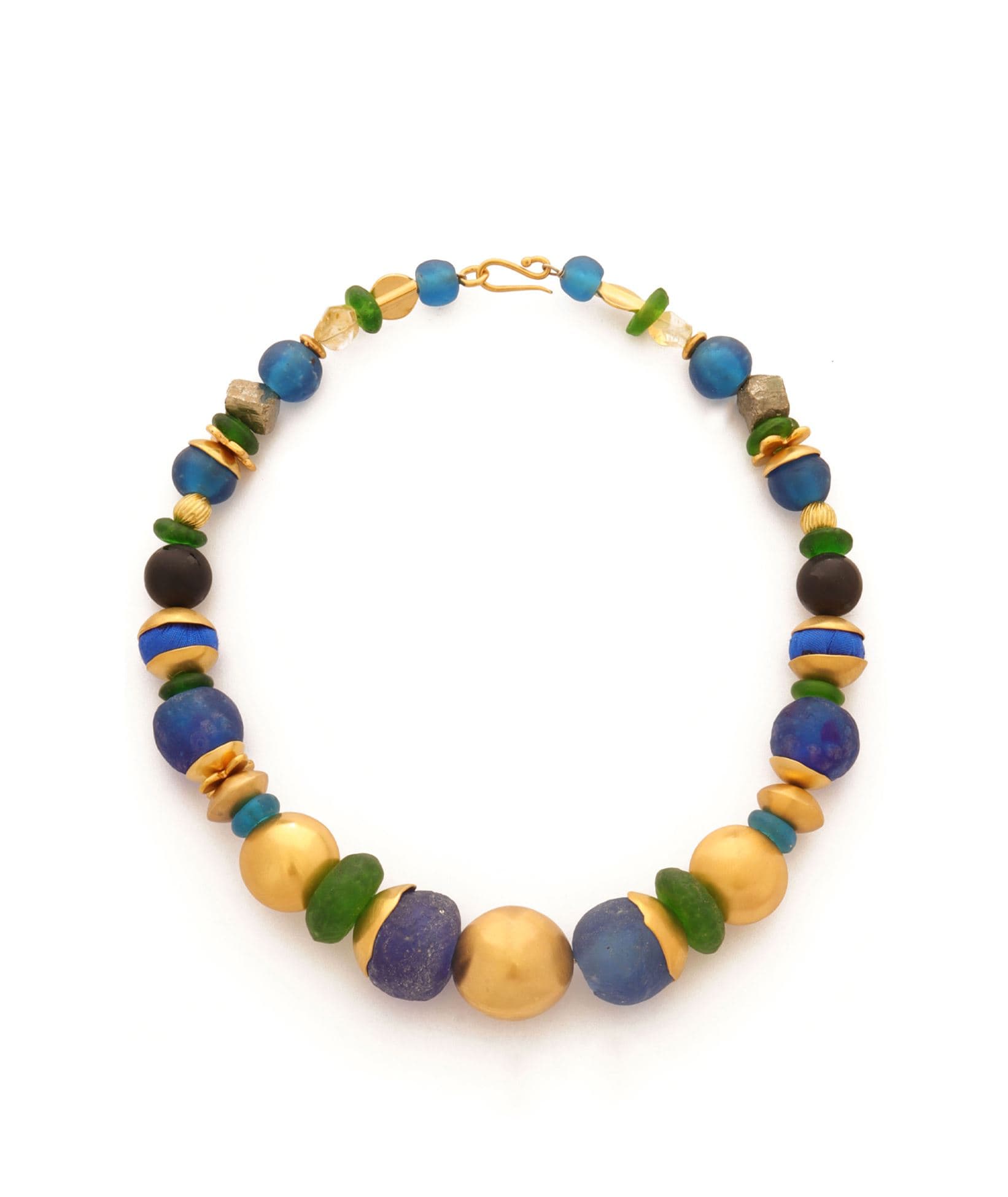 Katerina Makriyianni | Blue Green Aurora Necklace Katerina Makriyianni