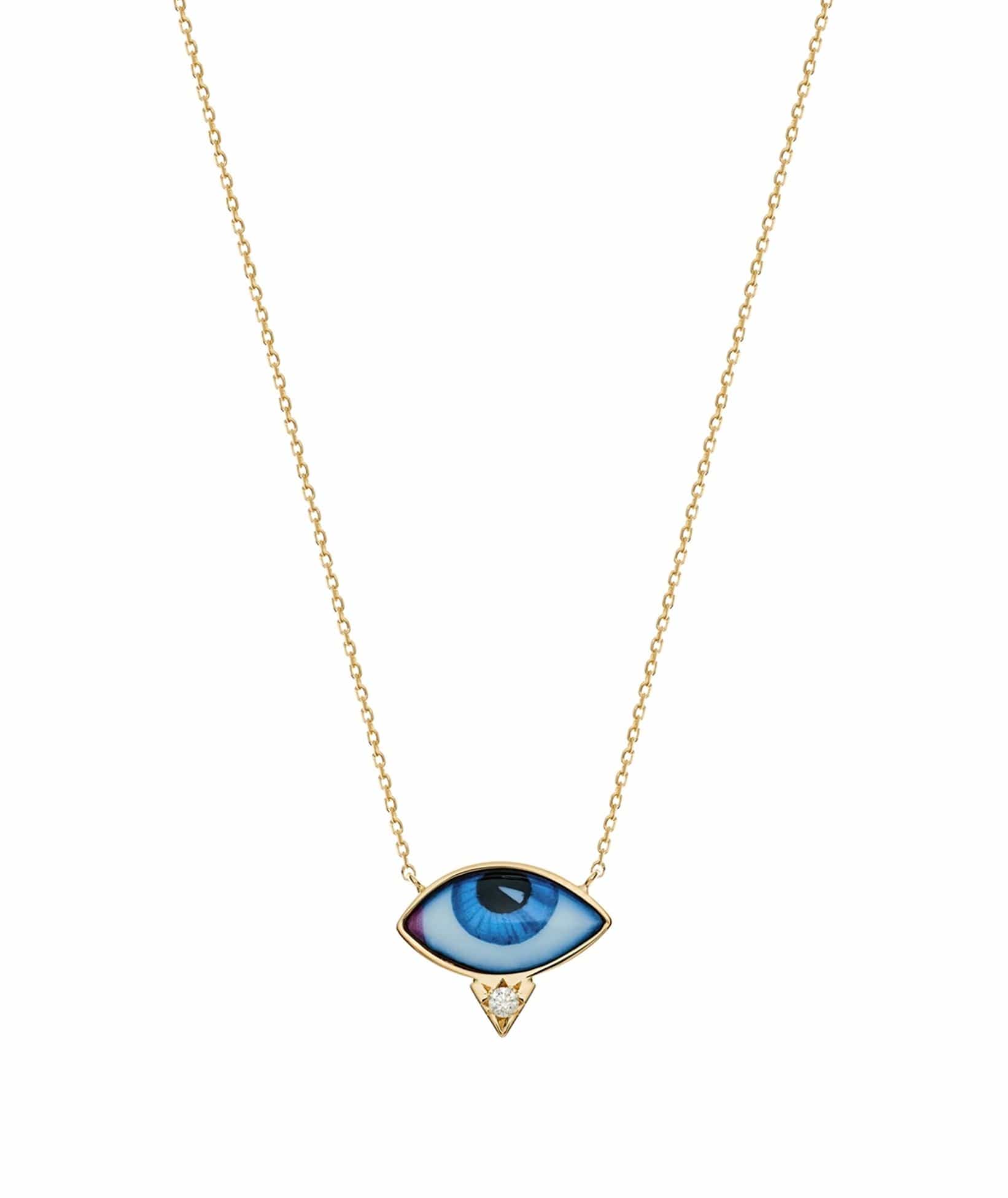 Lito | Gold Petit Bleu Diamond Necklace Lito