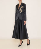 Maison Zoulias | Black rasmir crystal embellished Bacall jacket Maison Zoulias