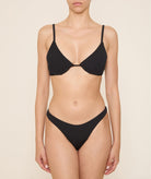 Stefania Frangista | Black curly Calisa bikini Stefania Frangista