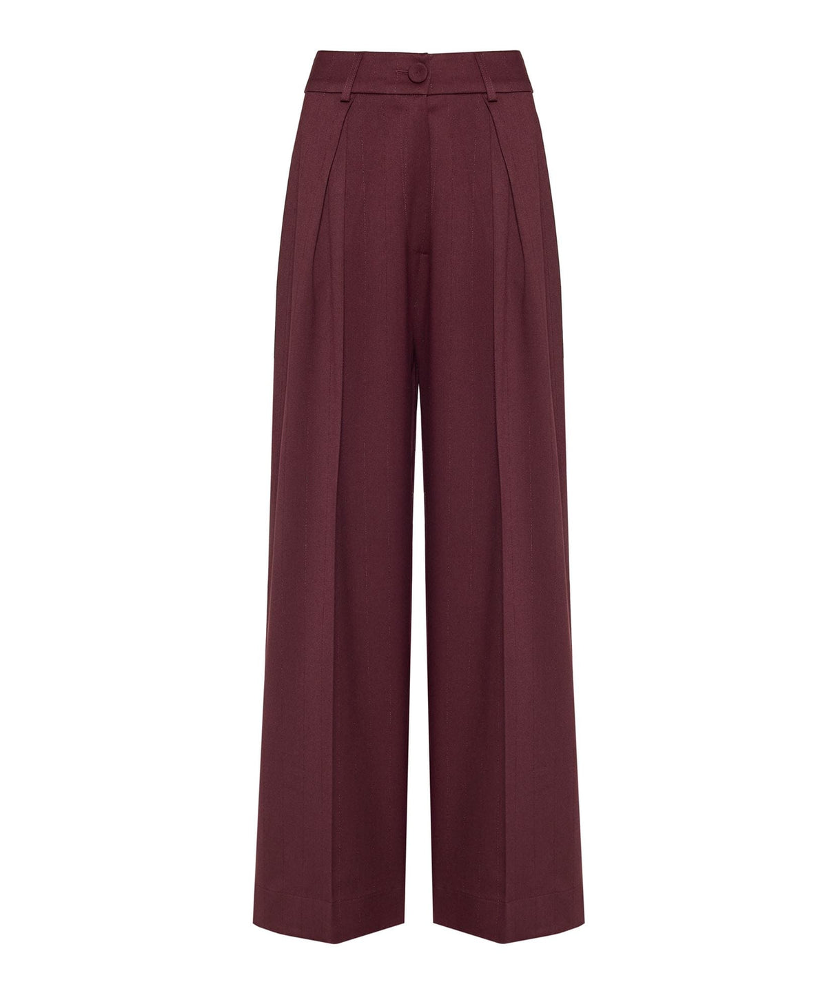 CKontova | Bordeaux pinstripe pants CKontova