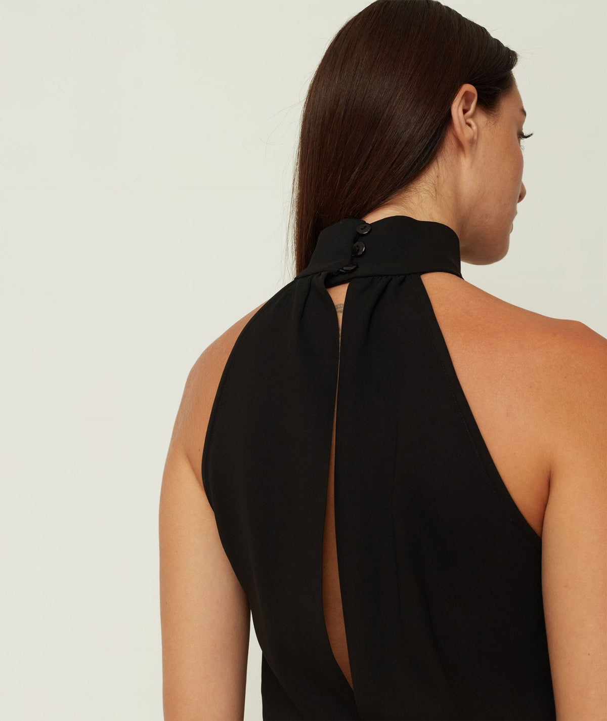 CKontova | Black halter midi dress CKontova