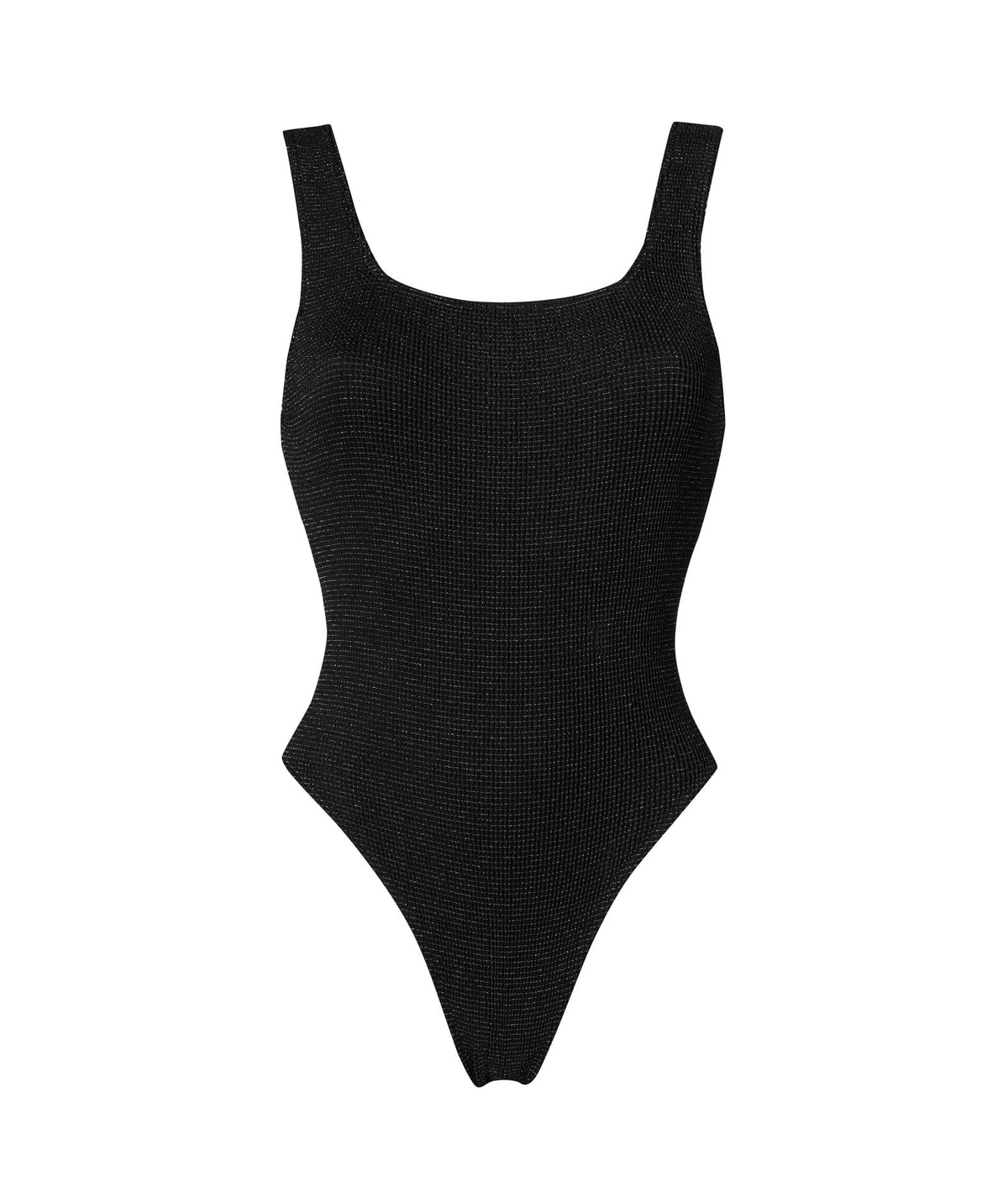 Stefania Frangista | Black metallic curly Josie swimsuit Stefania Frangista
