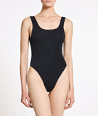 Stefania Frangista | Black metallic curly Josie swimsuit Stefania Frangista