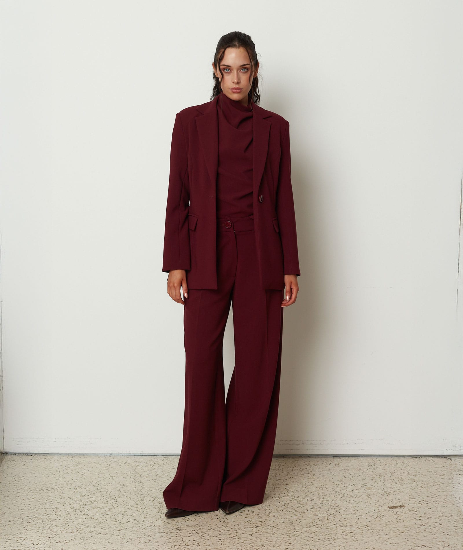 CKontova | Bordeaux Signature blazer CKontova
