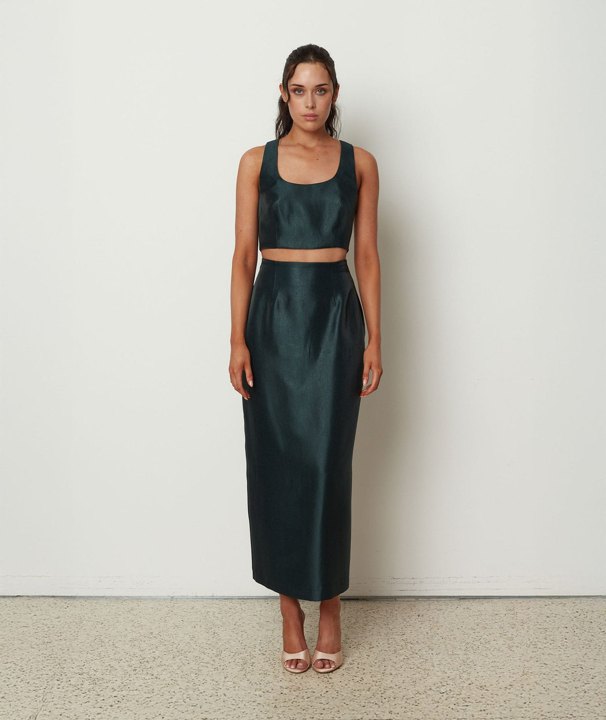CKontova | Dark green Aura skirt CKontova