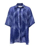Vassia Kostara | Midnight blue bandana shirt Vassia Kostara 972523001
