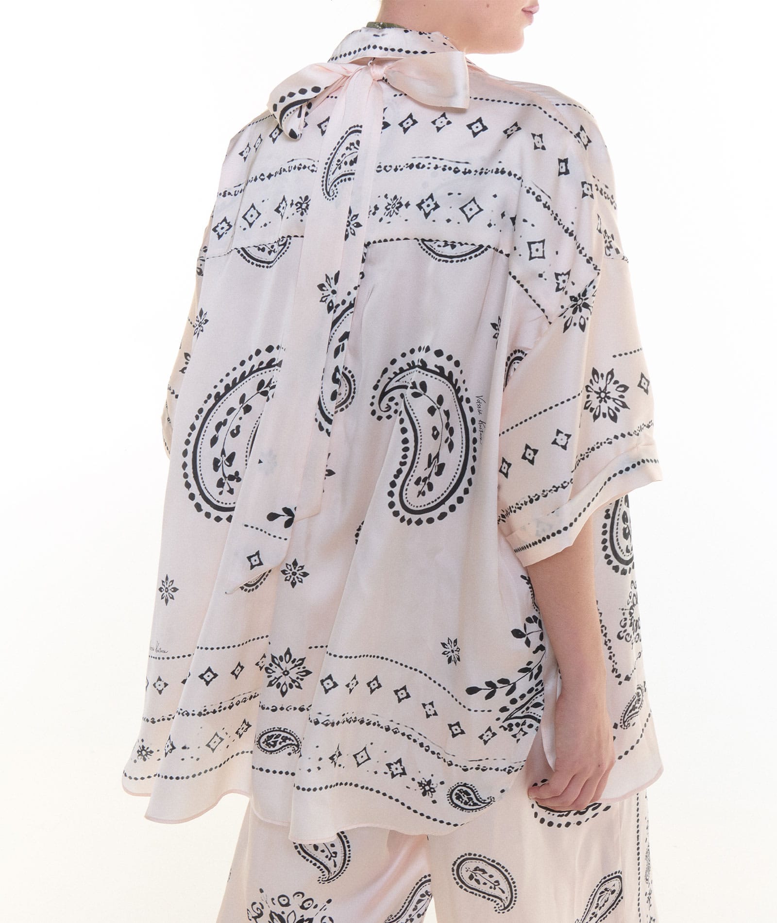 Vassia Kostara | Off-white bandana shirt Vassia Kostara 972529001