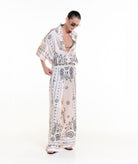 Vassia Kostara | Off-white bandana pants Vassia Kostara