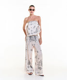 Vassia Kostara | Off-white bandana pants Vassia Kostara