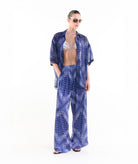Vassia Kostara | Midnight blue bandana pants Vassia Kostara