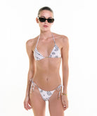 Vassia Kostara | Off-white bandana bikini Vassia Kostara