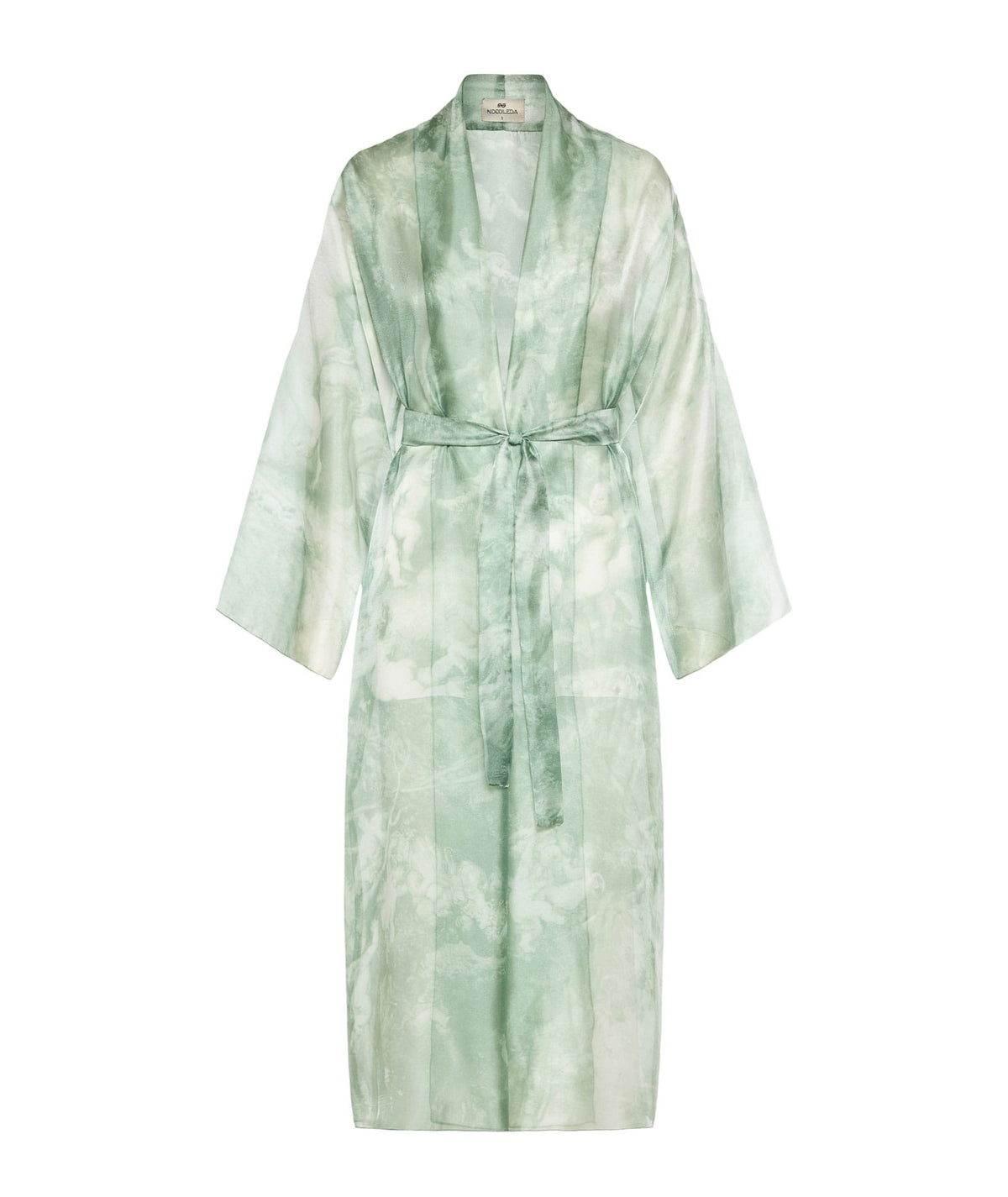 Nidodileda | Veraman sleek printed Selva belted kimono Nidodileda