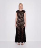 Mallory The Label | Black lace Moonveil maxi dress Mallory The Label